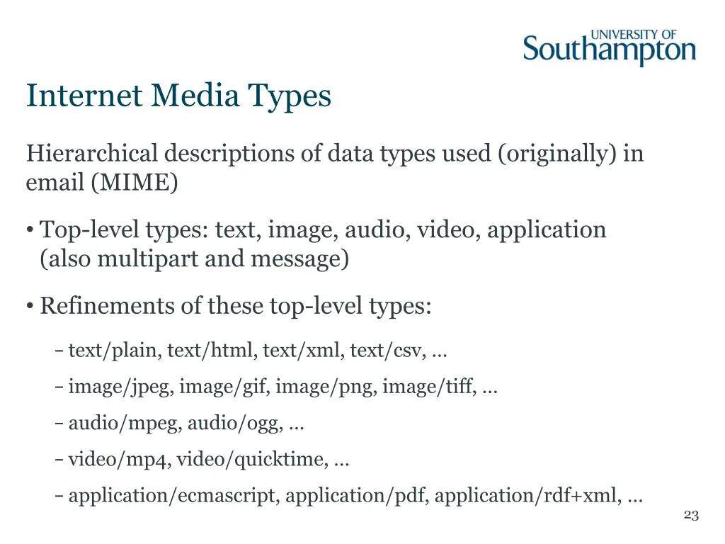 internet media types