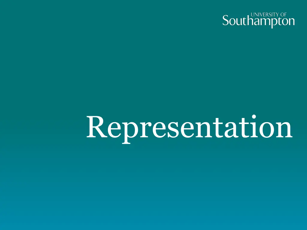 representation