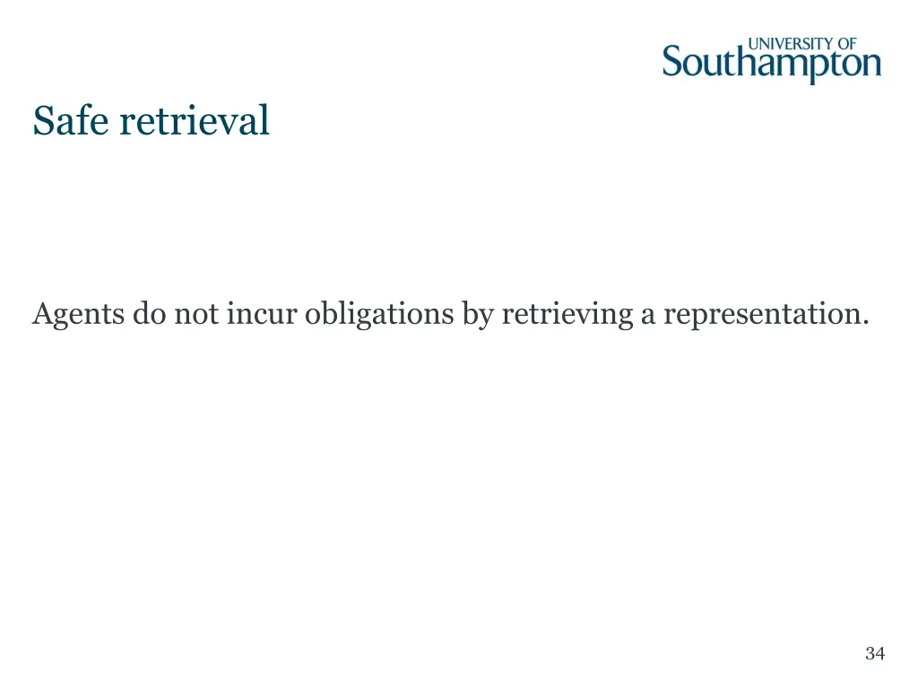 safe retrieval