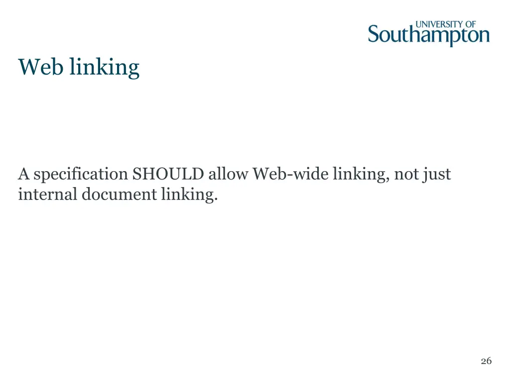 web linking
