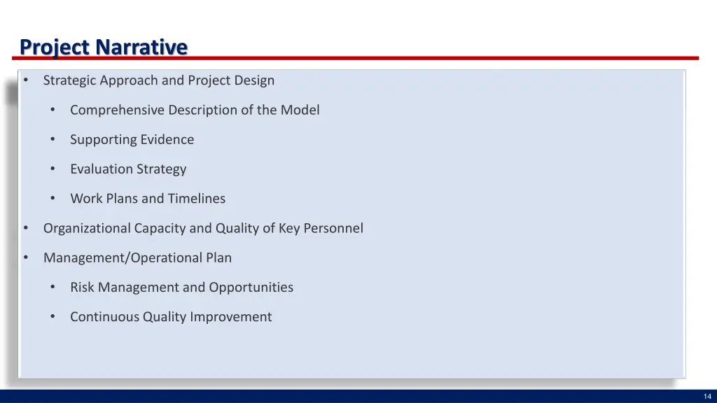 project narrative