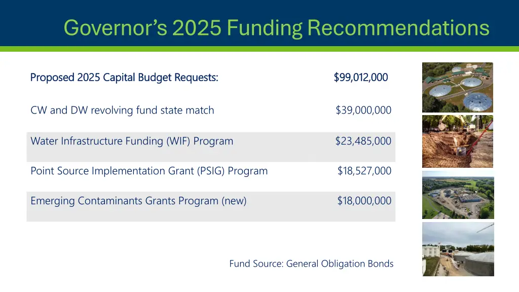 governor s 2025 funding recommendations