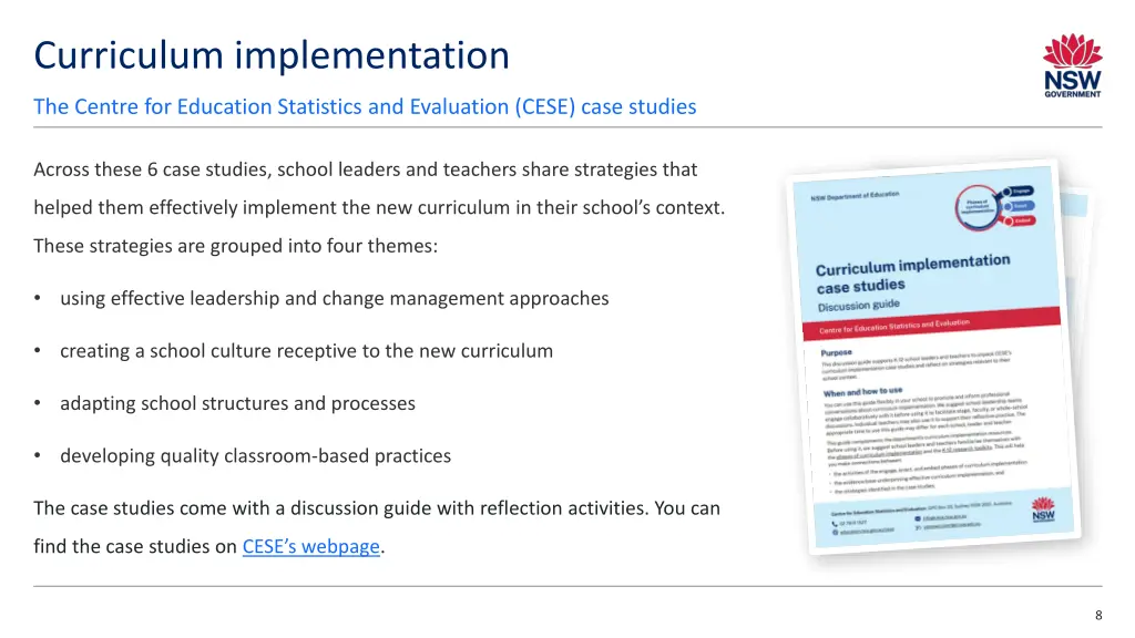 curriculum implementation