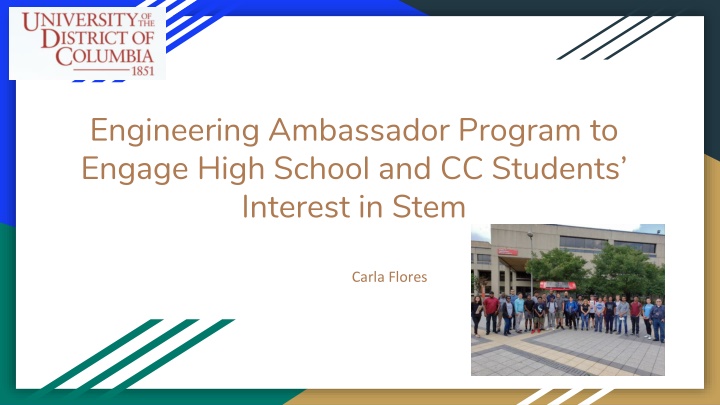 engineering ambassador program to engage high