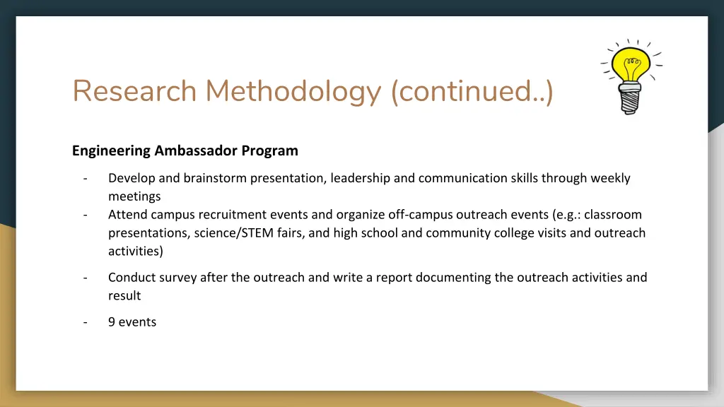 research methodology continued