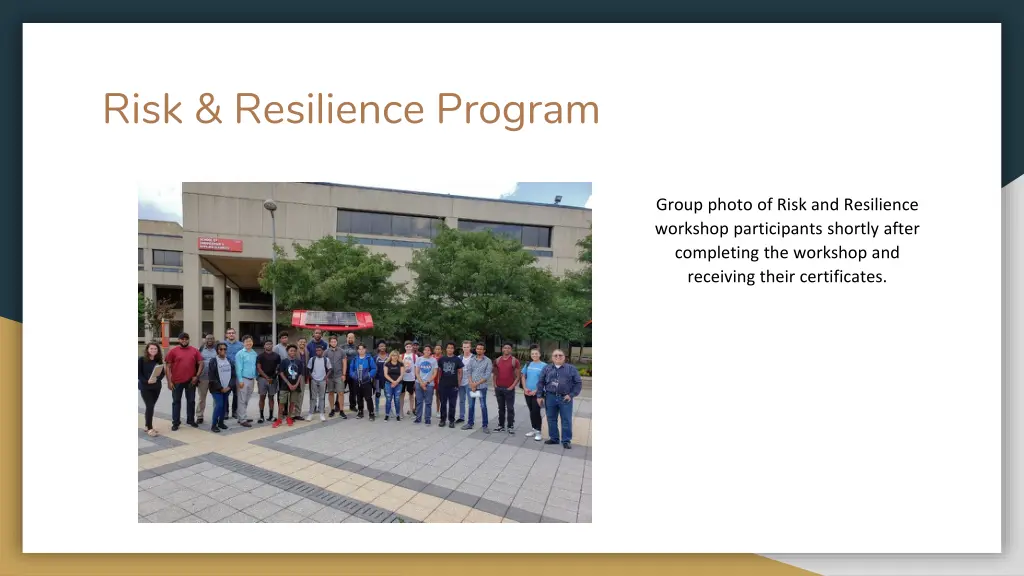 risk resilience program