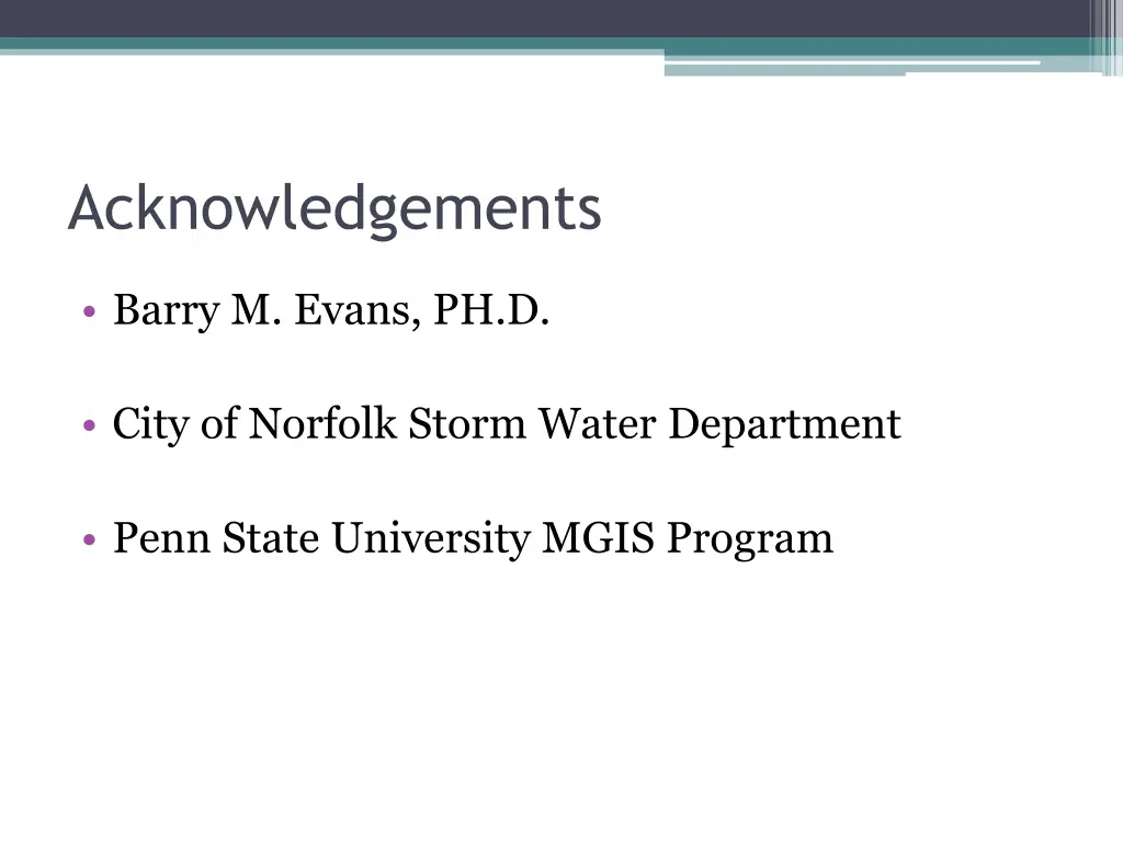 acknowledgements