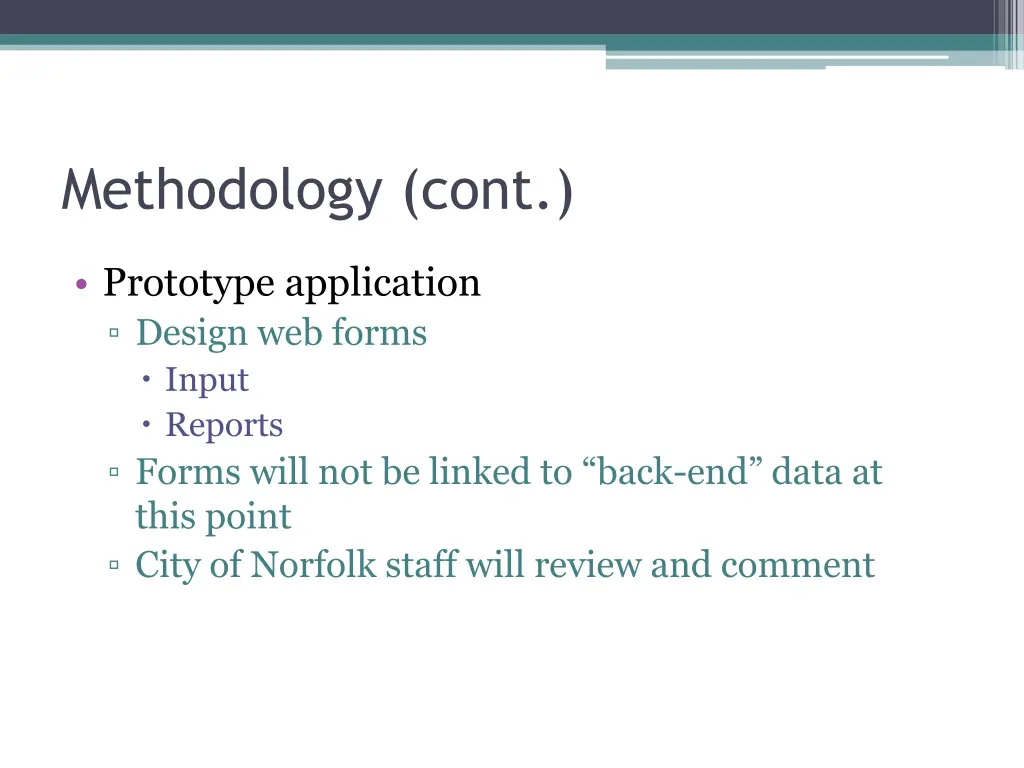 methodology cont 2