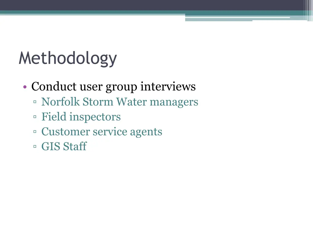 methodology