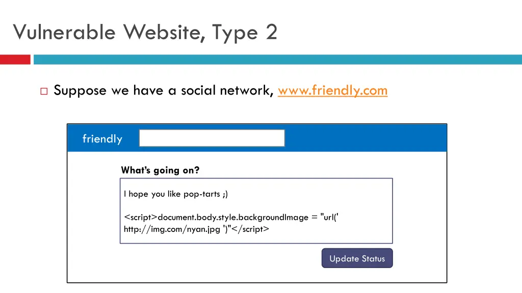 vulnerable website type 2