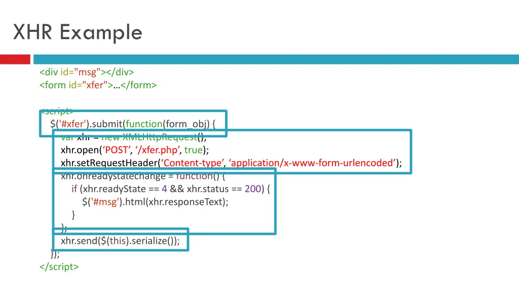 xhr example