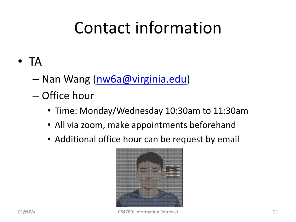 contact information 1