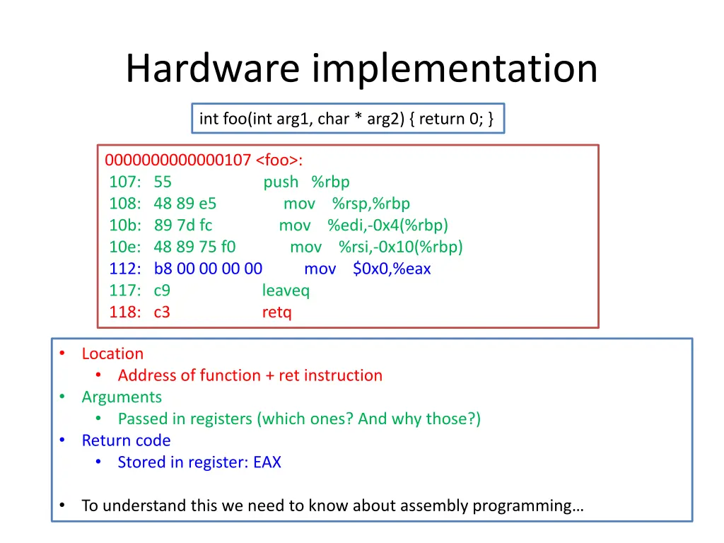 hardware implementation