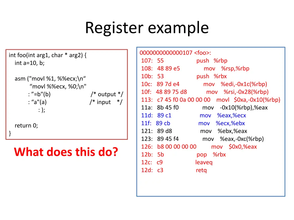 register example