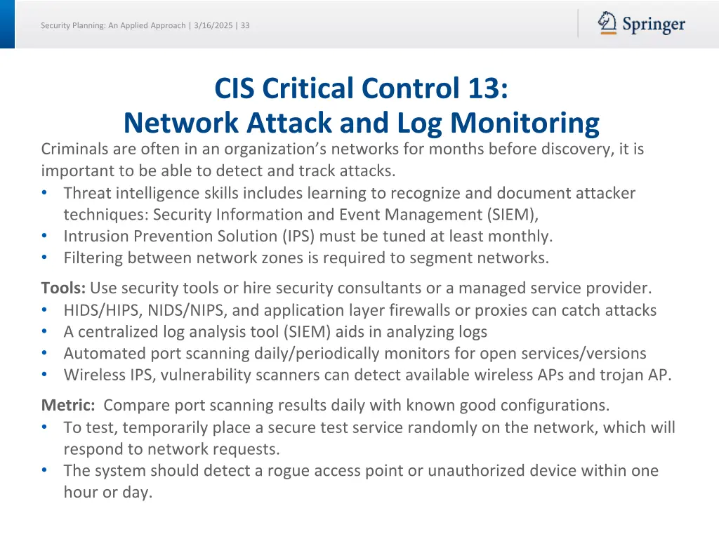 security planning an applied approach 3 16 2025 33