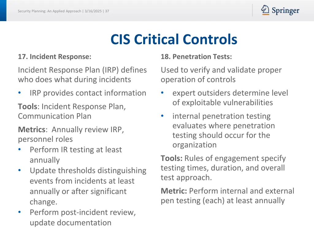 security planning an applied approach 3 16 2025 37