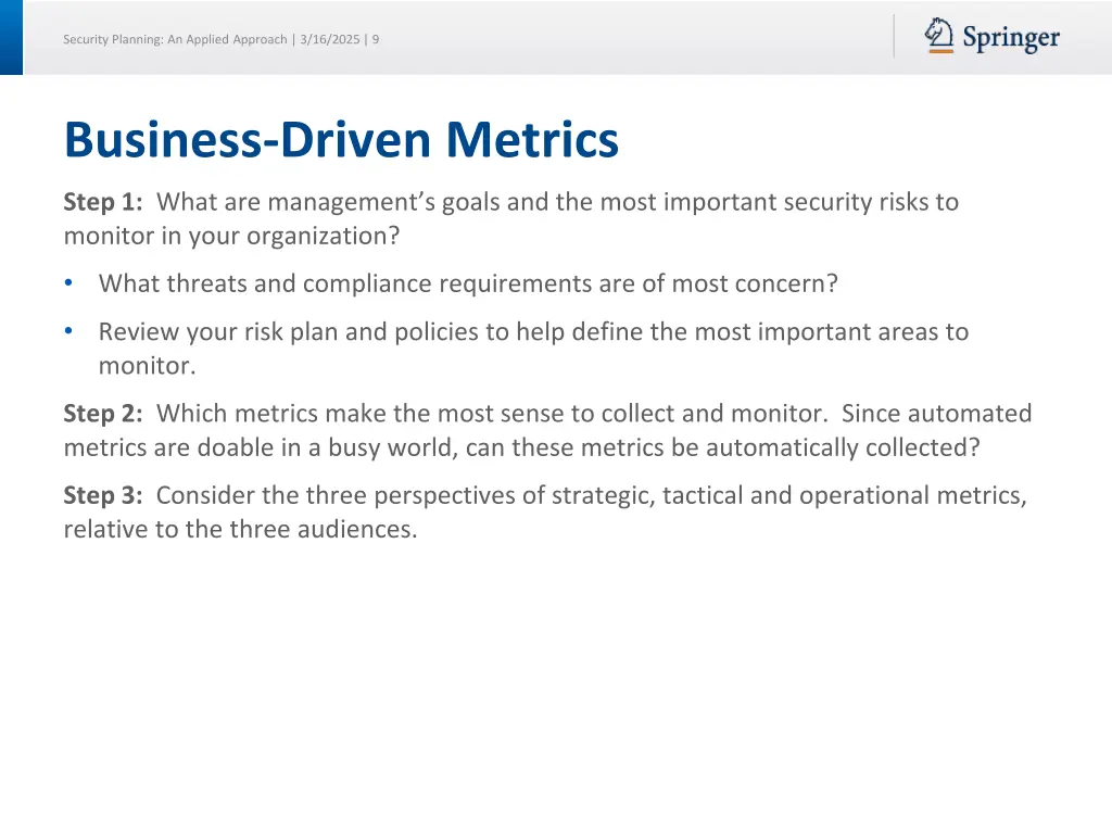 security planning an applied approach 3 16 2025 9