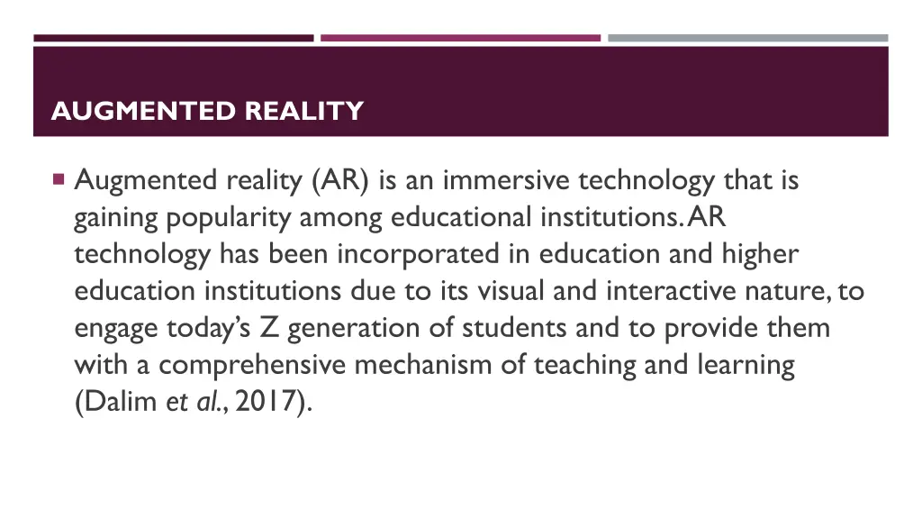 augmented reality