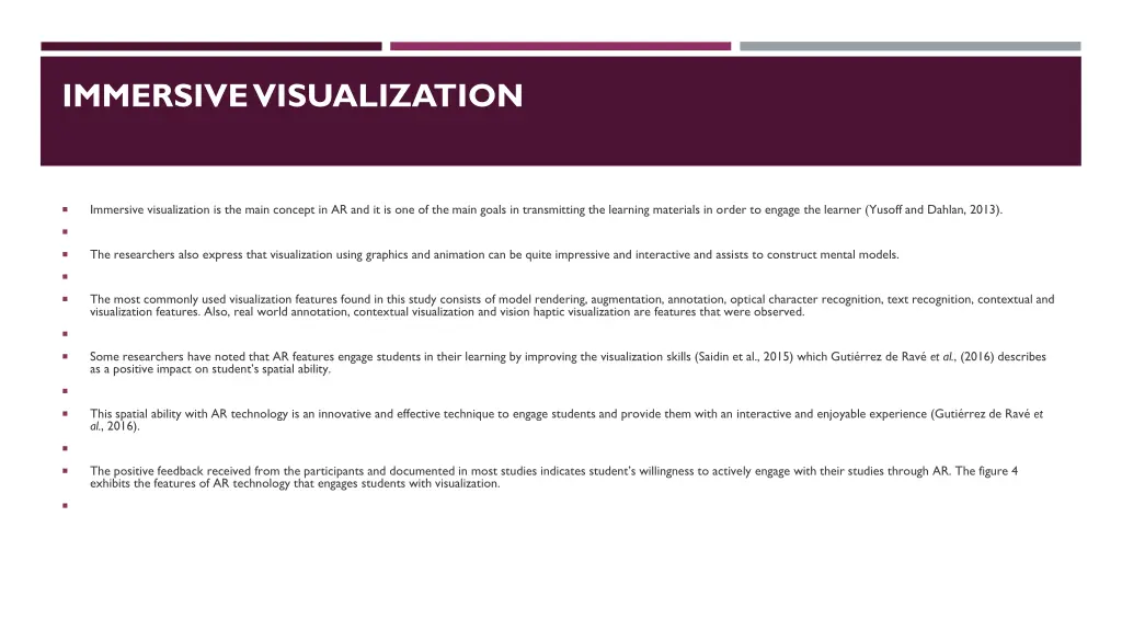 immersive visualization