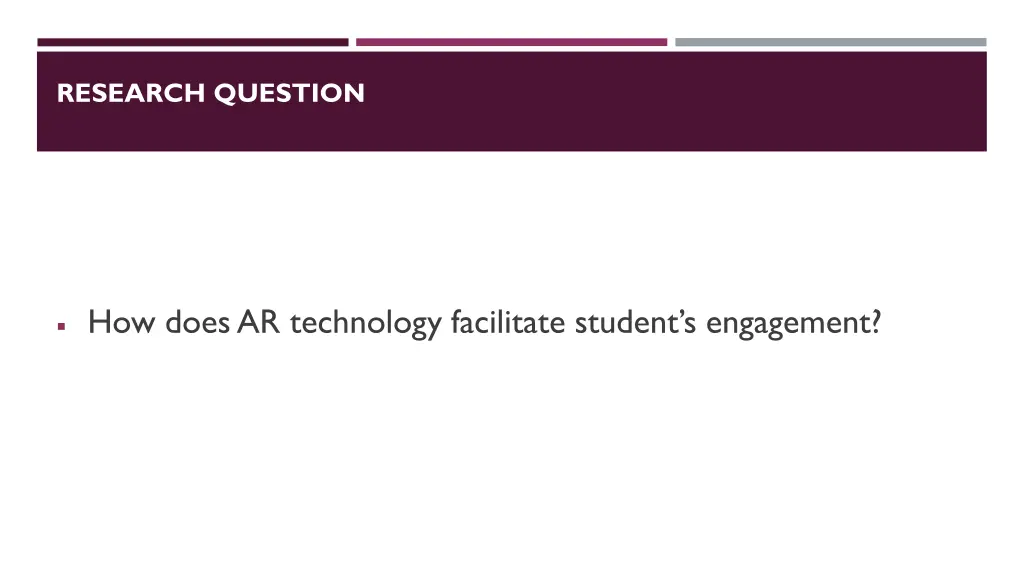 research question
