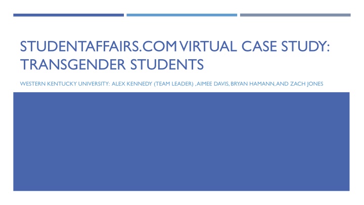 studentaffairs com virtual case study transgender
