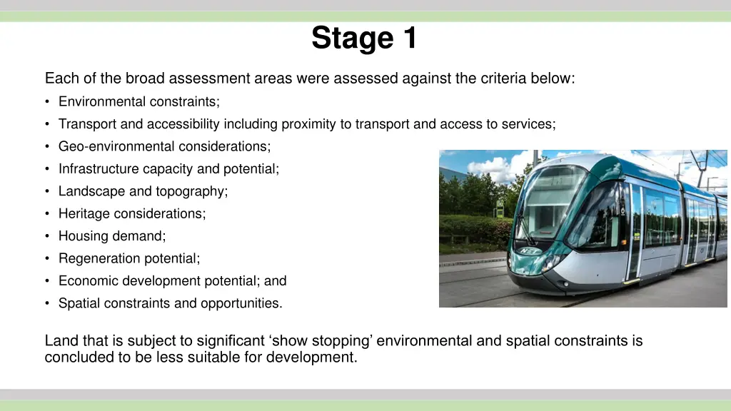stage 1