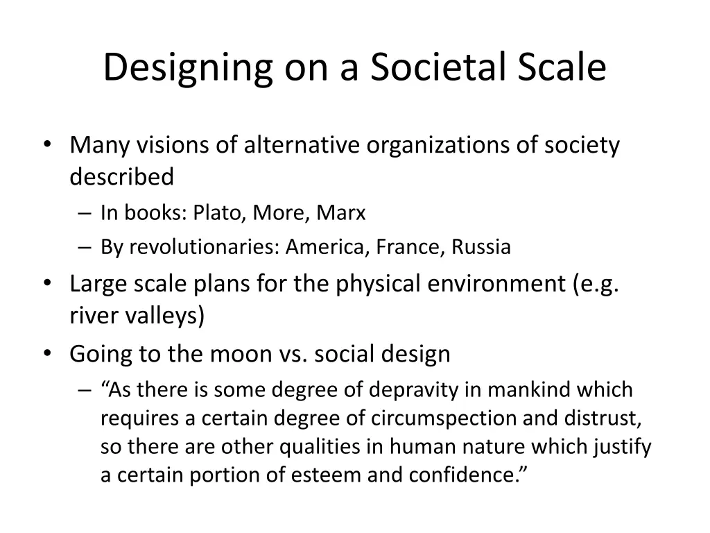 designing on a societal scale
