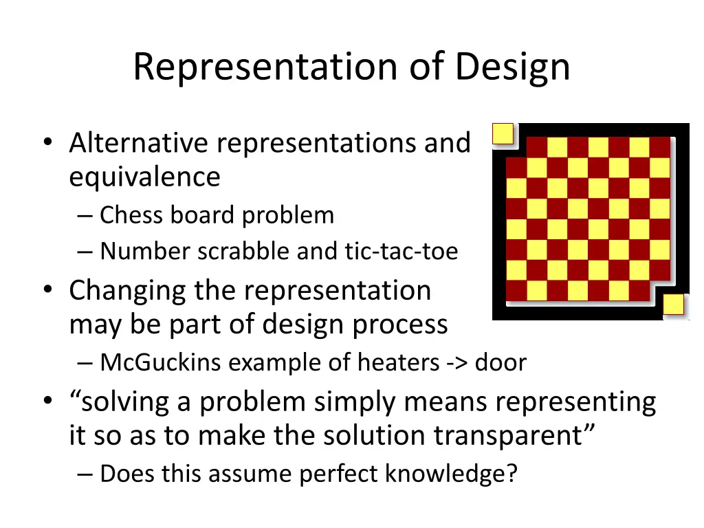 representation of design