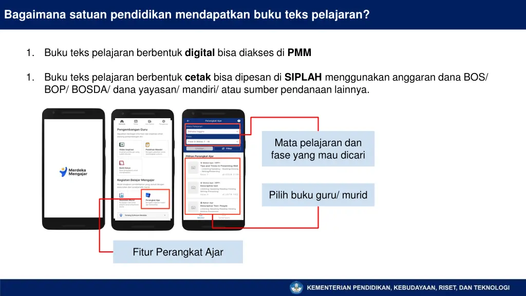 bagaimana satuan pendidikan mendapatkan buku teks