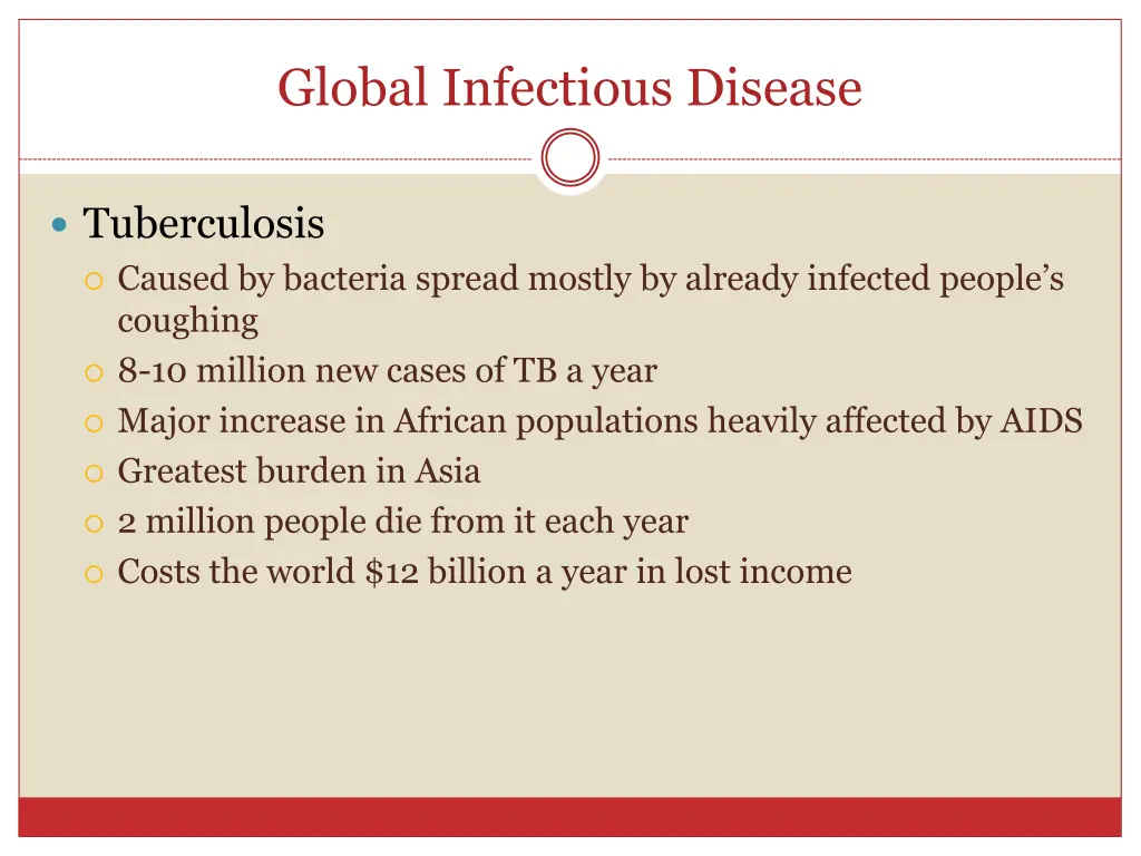 global infectious disease 2