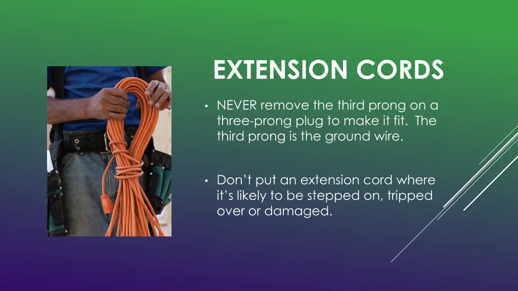 extension cords