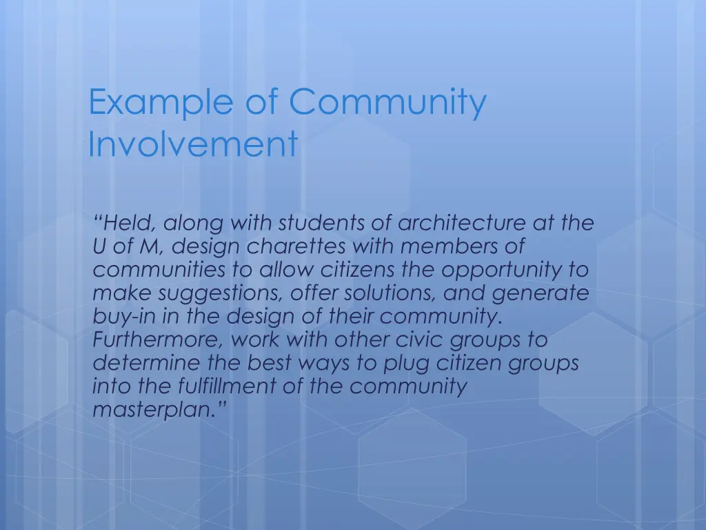 example of community involvement 2