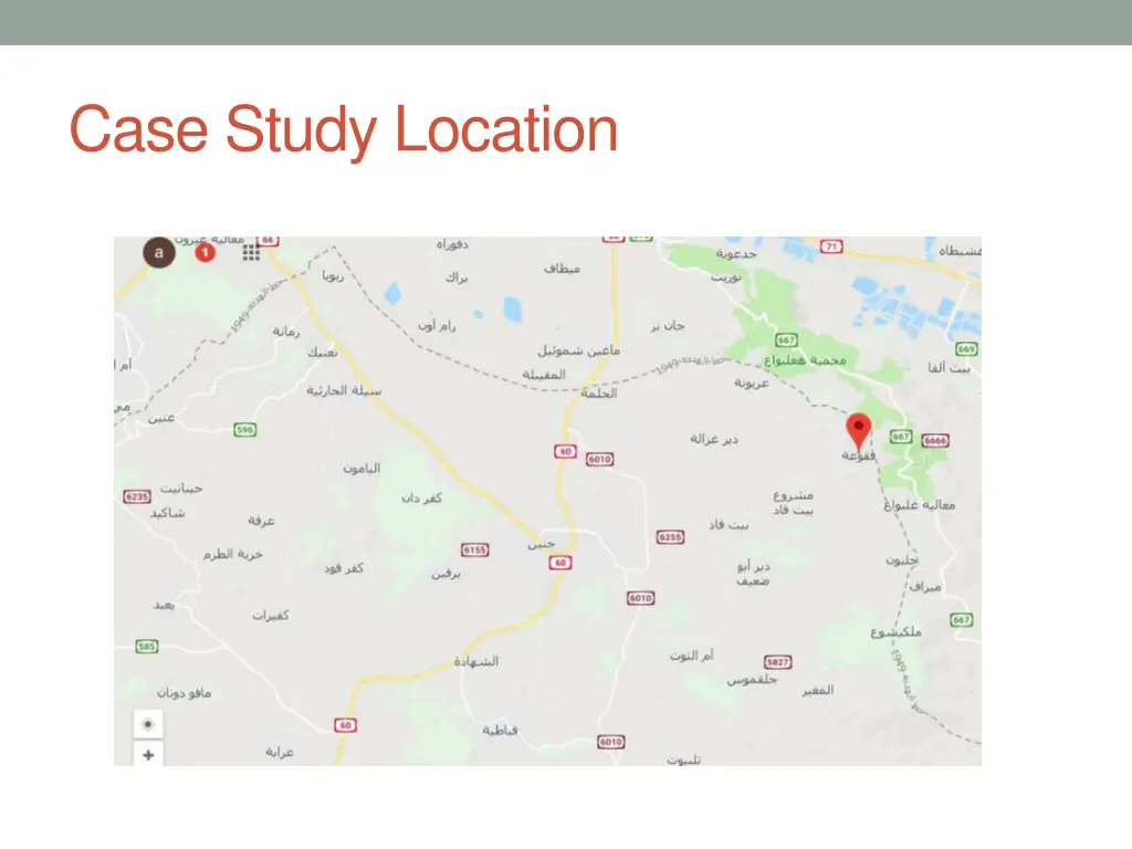 case study location