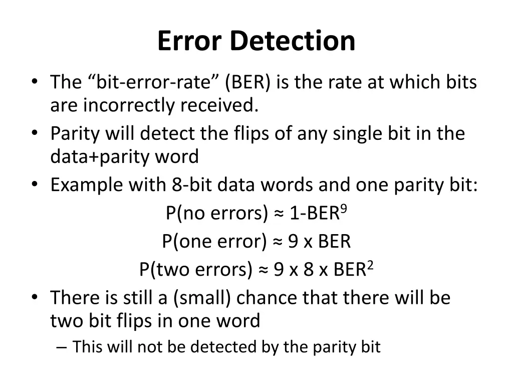 error detection 1