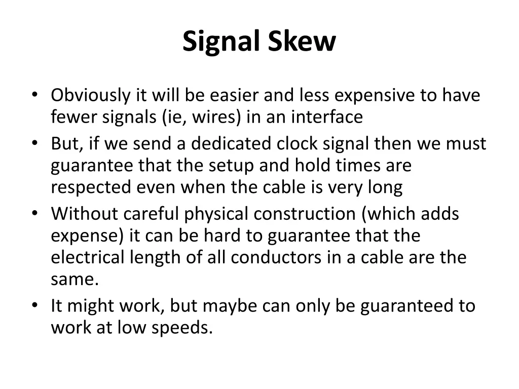signal skew
