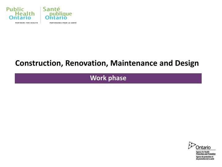 construction renovation maintenance and design