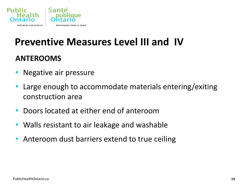 preventive measures level iii and iv 4