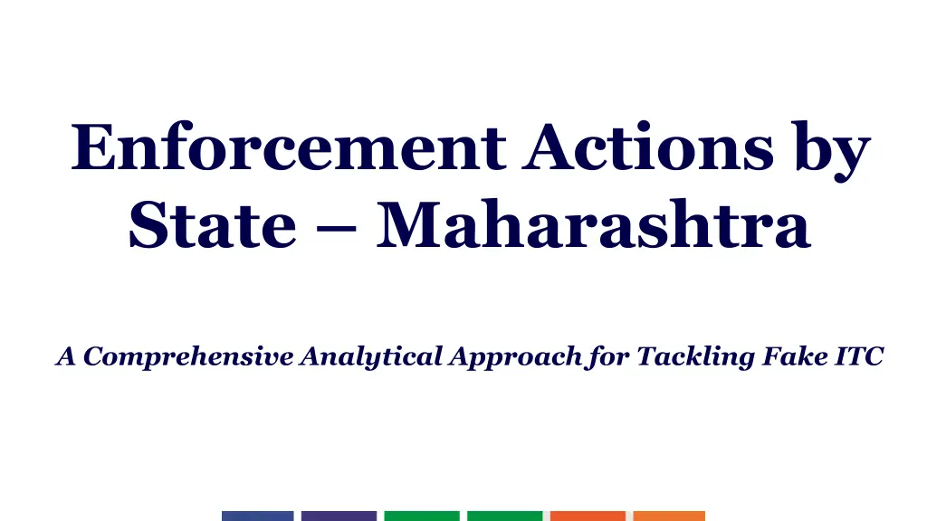 enforcement actions by state maharashtra