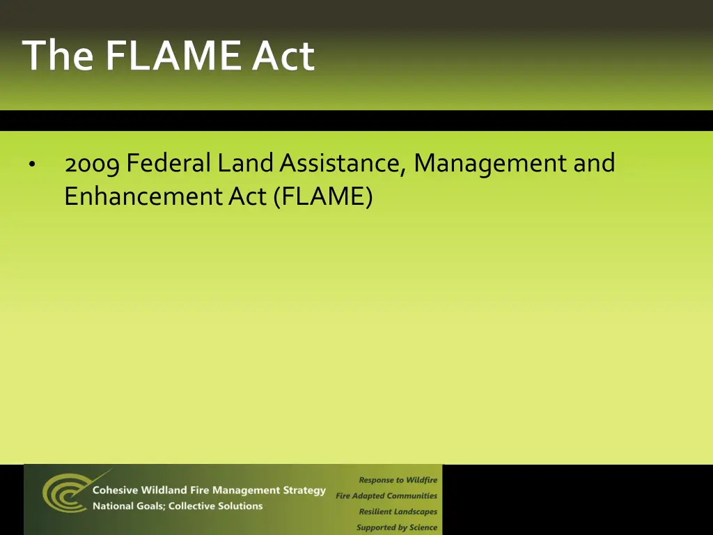 2009 federal land assistance management