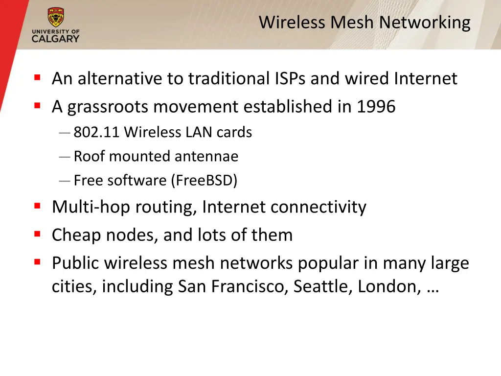 wireless mesh networking