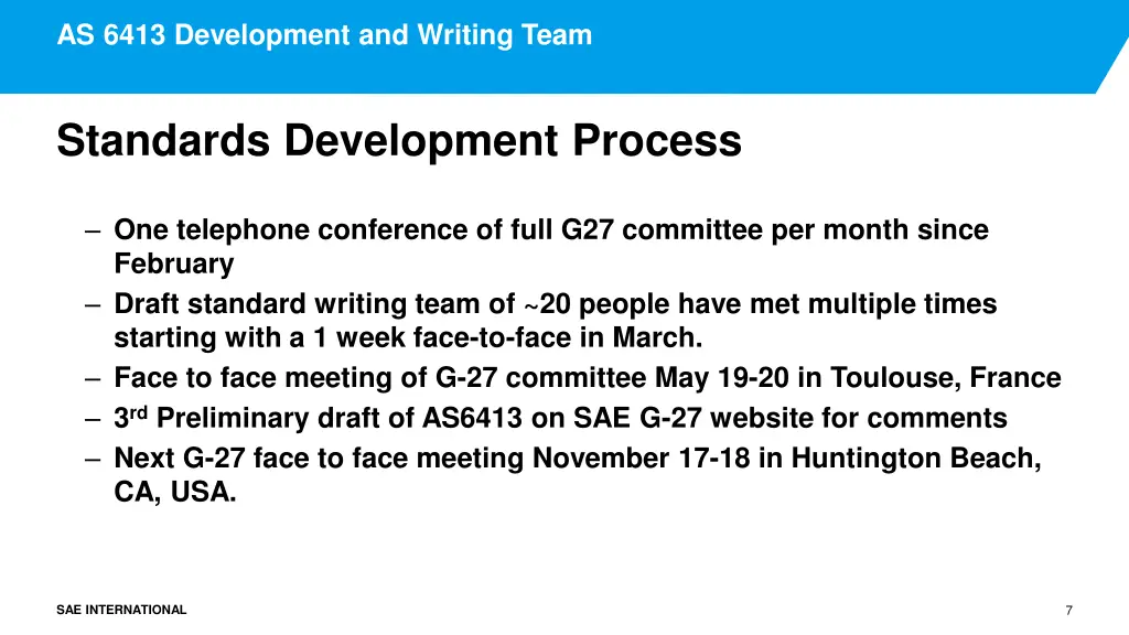 as 6413 development and writing team 1
