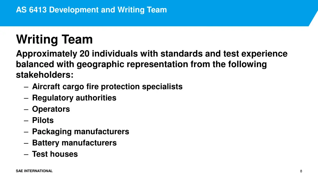 as 6413 development and writing team 2