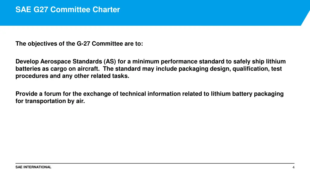 sae g27 committee charter 1