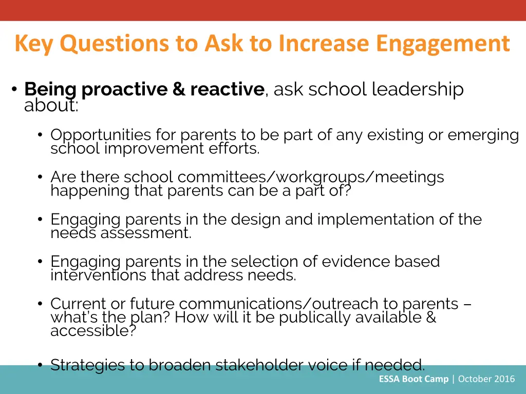 key questions to ask to increase engagement