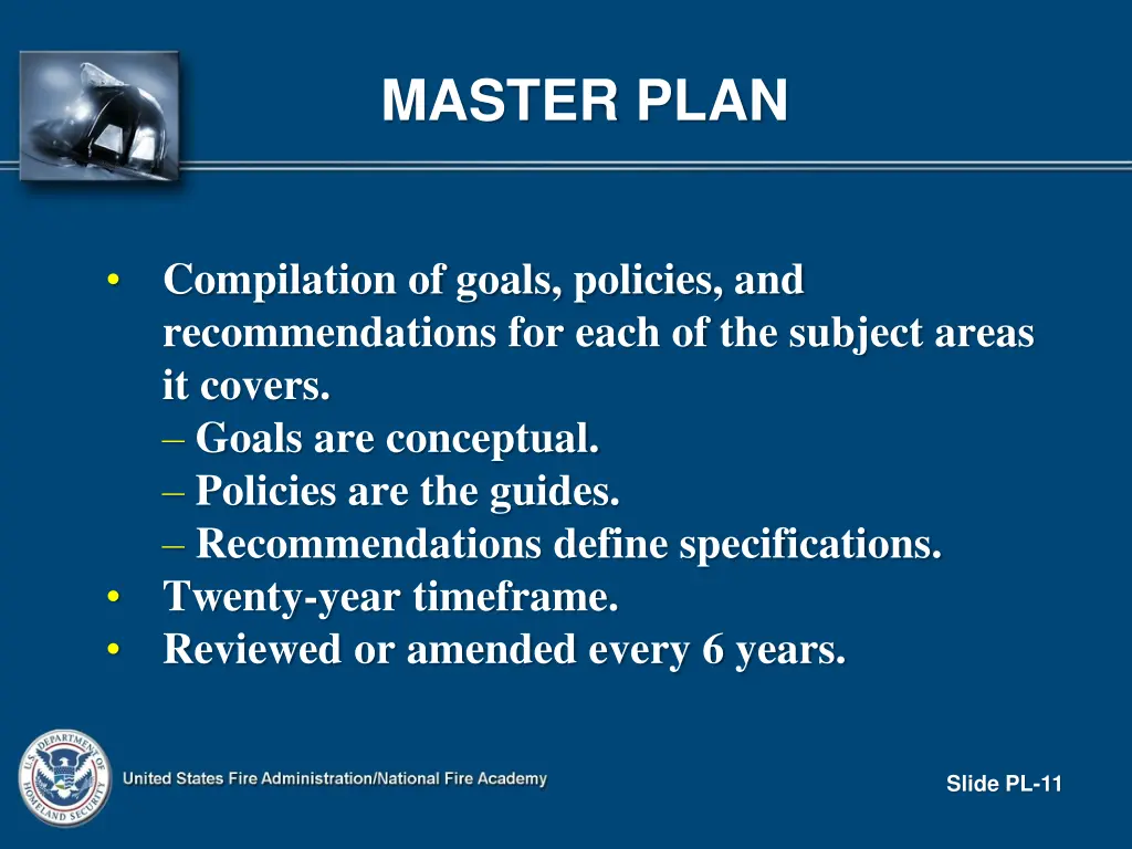 master plan