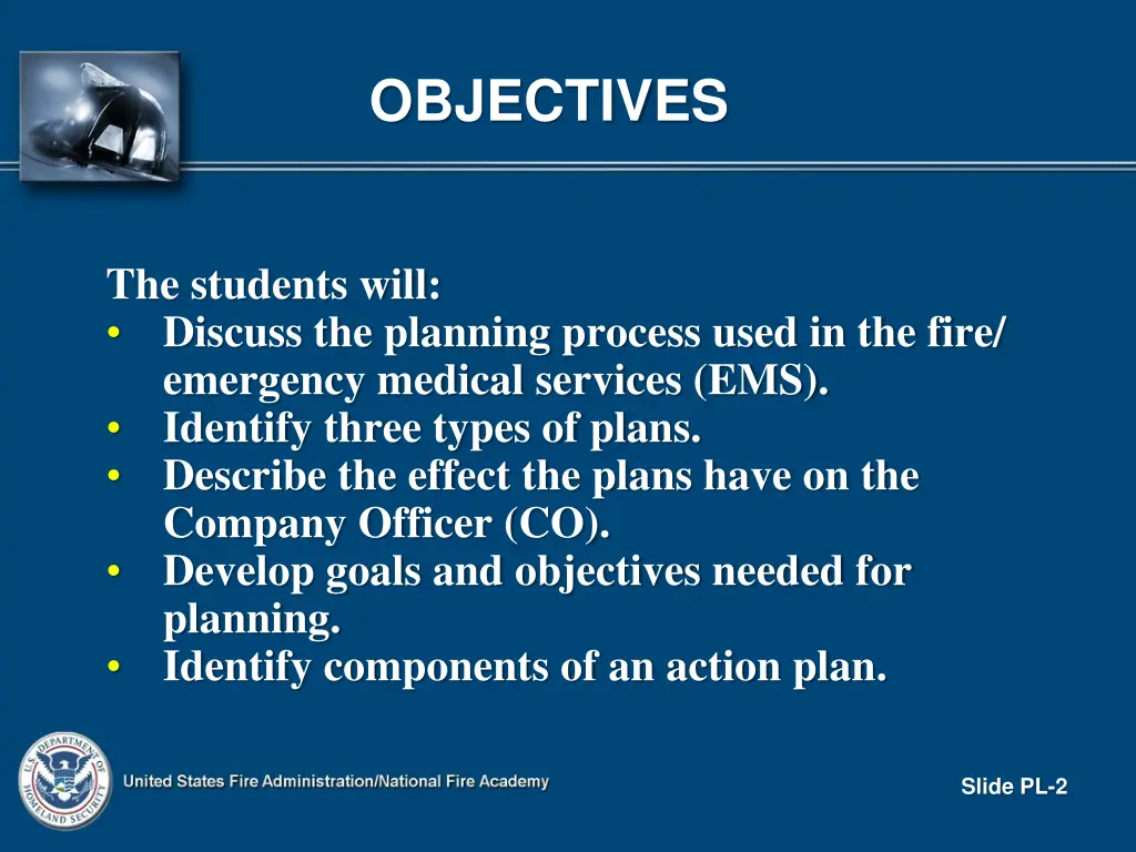 objectives