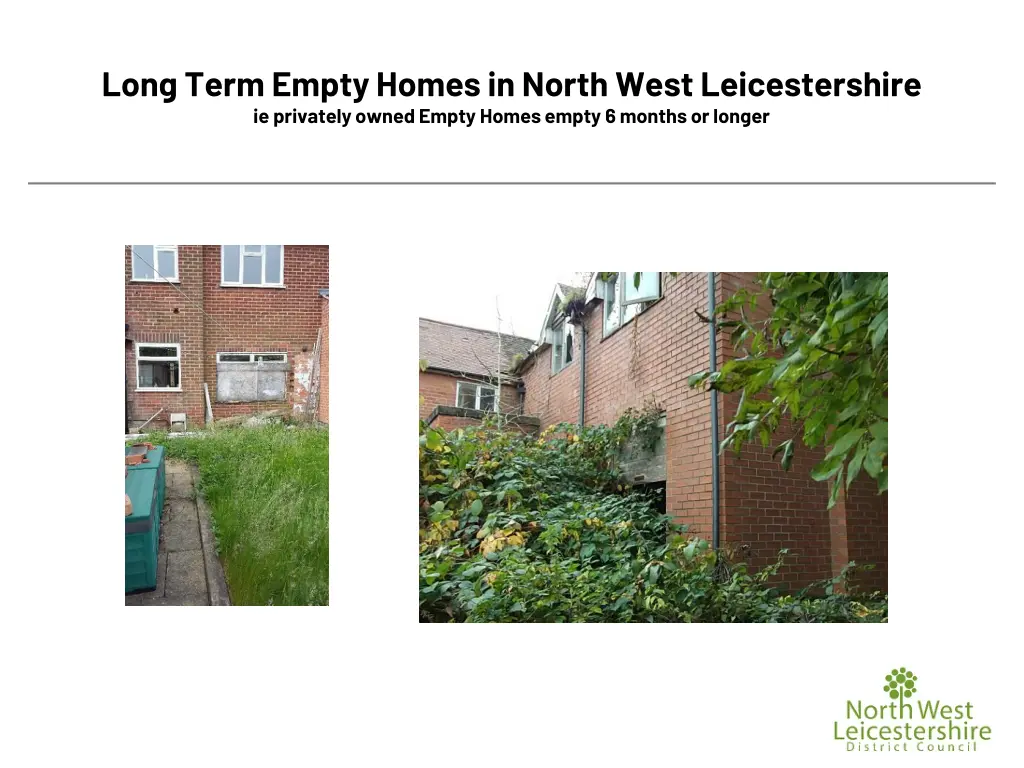 long term empty homes in north west