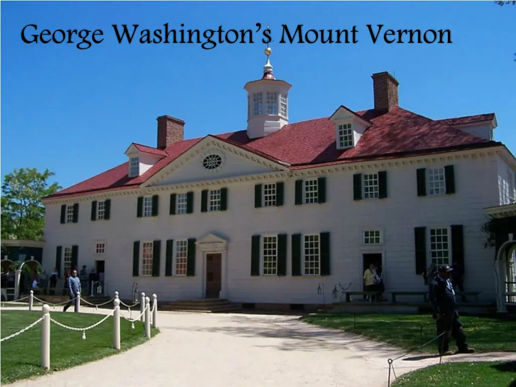 george washington s mount vernon