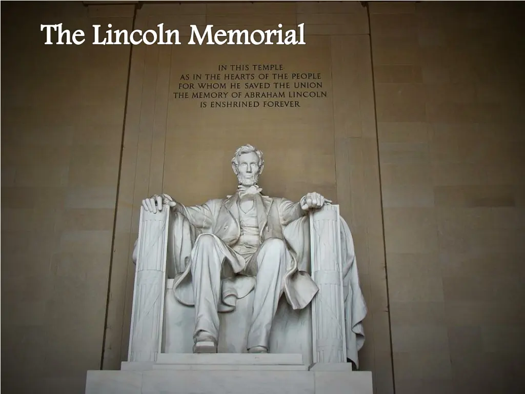 the lincoln memorial