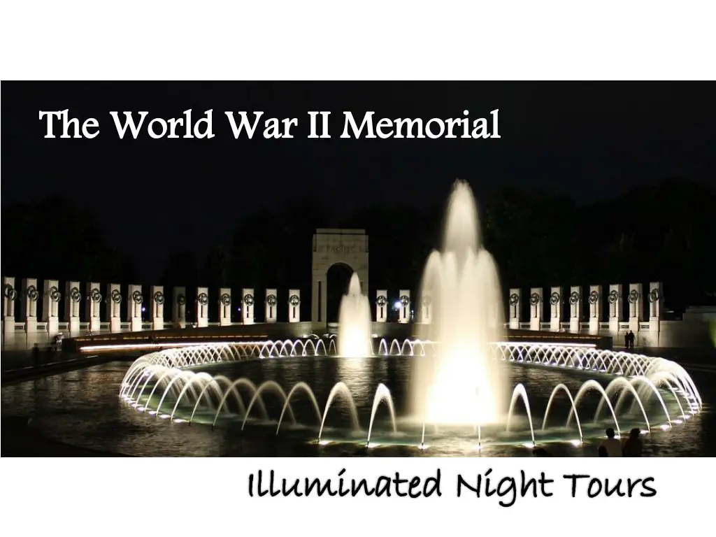 the world war ii memorial